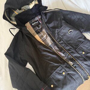Black Highclere Wax Jacket